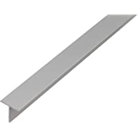 GAH-ALBERTS 473129 Perfil en T- plateado anodizado- 1000 x 20 x 20 mm